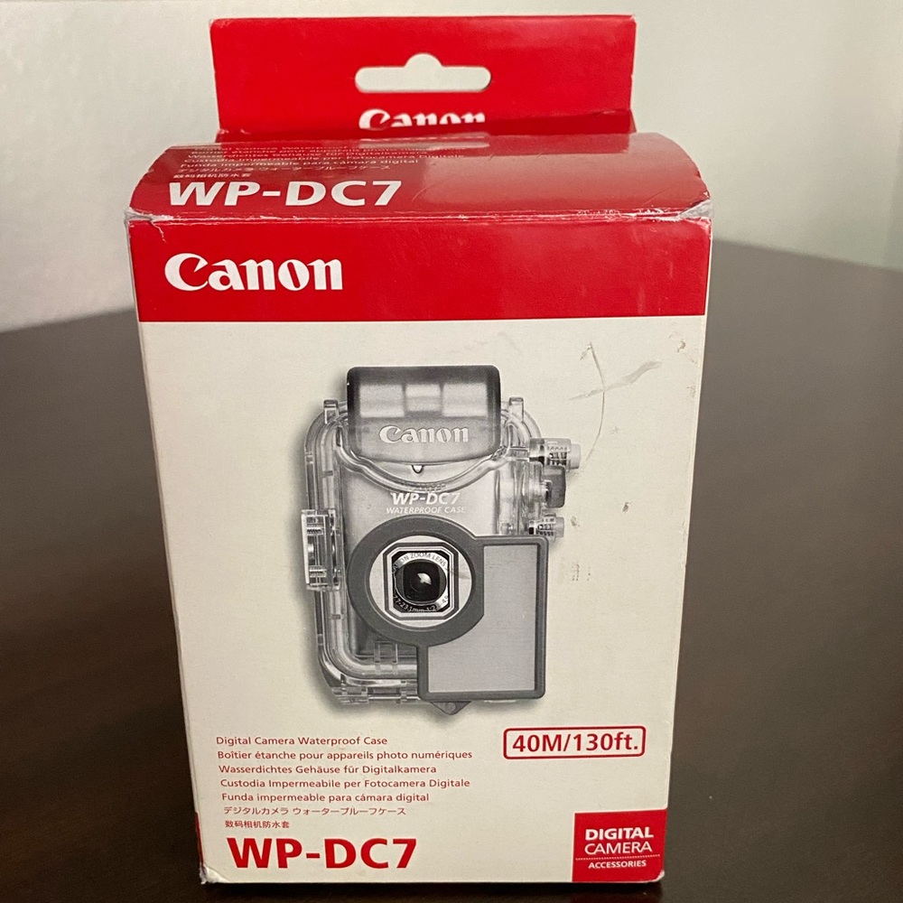 New Canon waterproof casing WP DC7